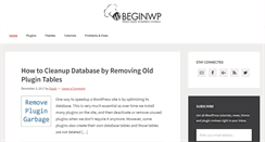 Desktop Screenshot of beginwp.com